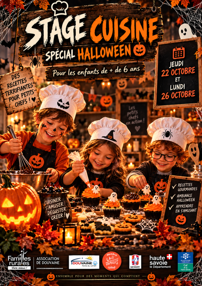Stage cuisine spécial Halloween